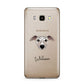 Whippet Personalised Samsung Galaxy J7 2016 Case on gold phone