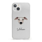 Whippet Personalised iPhone 13 Clear Bumper Case