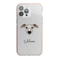Whippet Personalised iPhone 13 Pro Max TPU Impact Case with Pink Edges