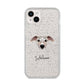 Whippet Personalised iPhone 14 Plus Glitter Tough Case Starlight