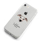 Whippet Personalised iPhone 8 Bumper Case on Silver iPhone Alternative Image