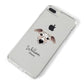 Whippet Personalised iPhone 8 Plus Bumper Case on Silver iPhone Alternative Image