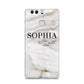 White And Gold Marble Huawei P9 Case