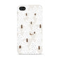 White Christmas Forest Apple iPhone 4s Case