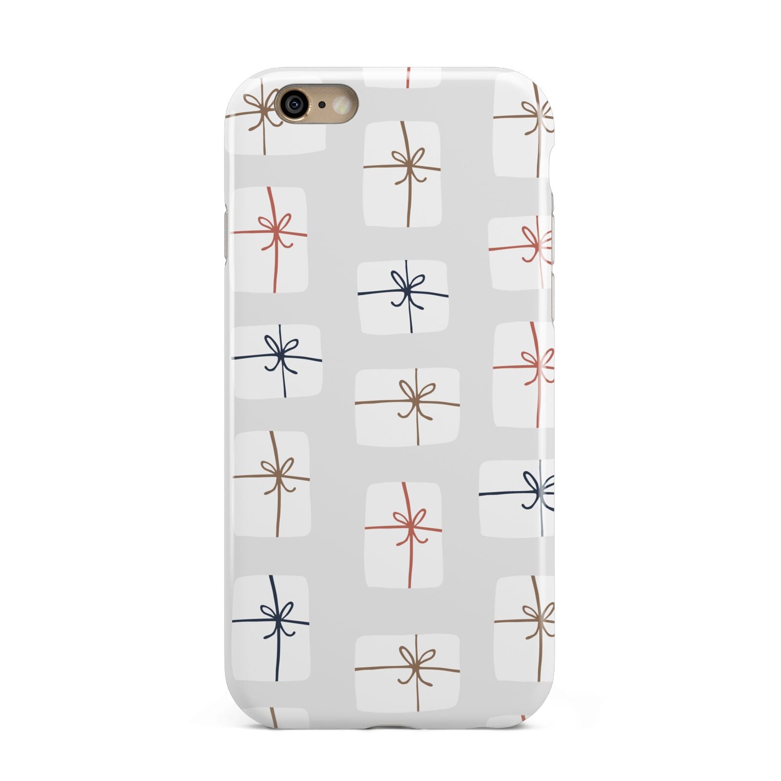 White Christmas Forest Apple iPhone 6 3D Tough Case