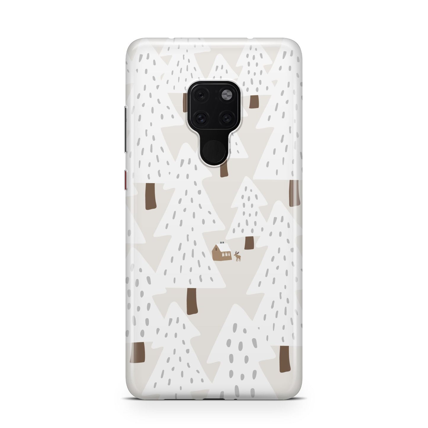 White Christmas Forest Huawei Mate 20 Phone Case