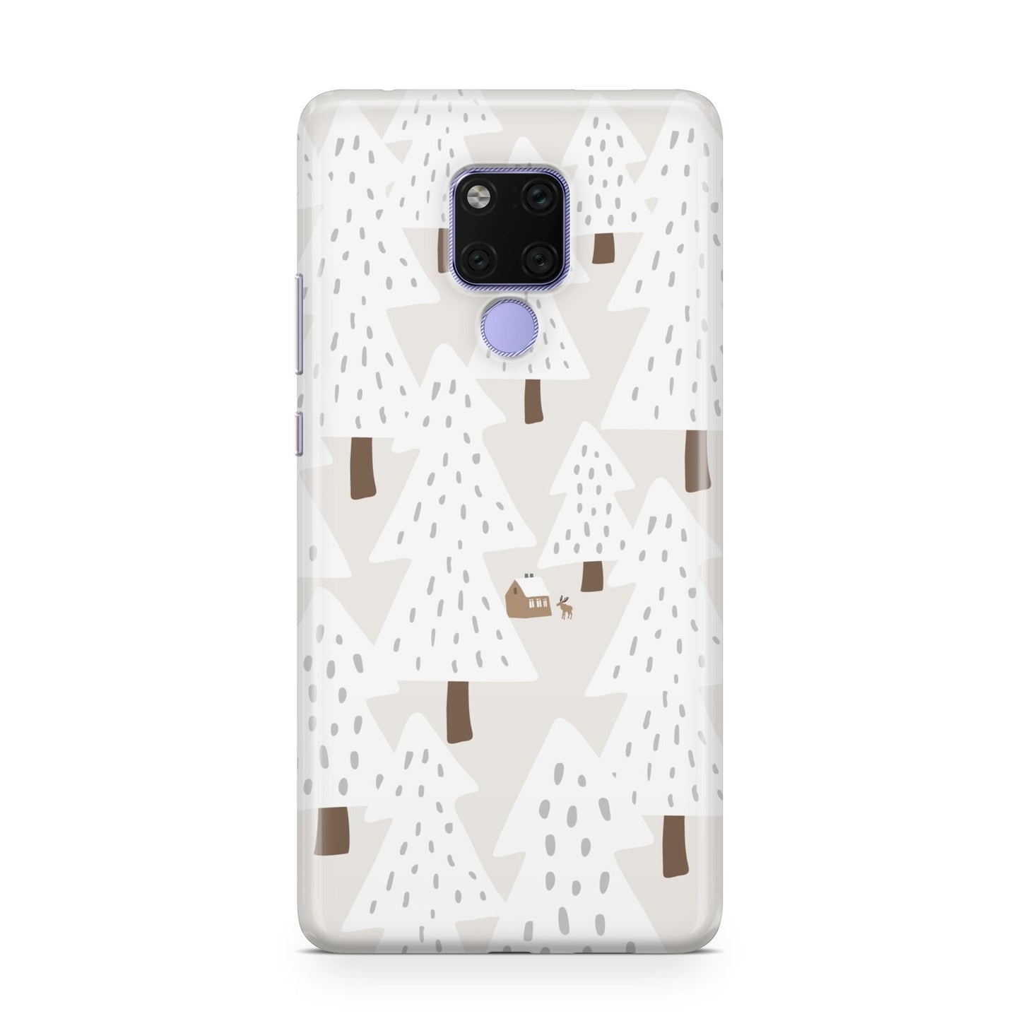 White Christmas Forest Huawei Mate 20X Phone Case