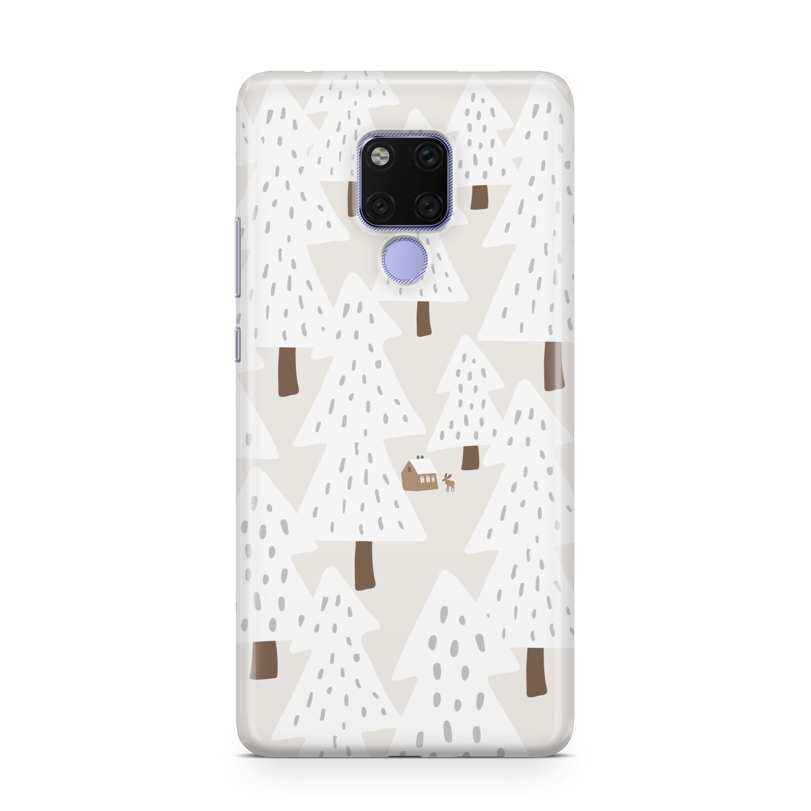 White Christmas Forest Huawei Mate 20X Phone Case