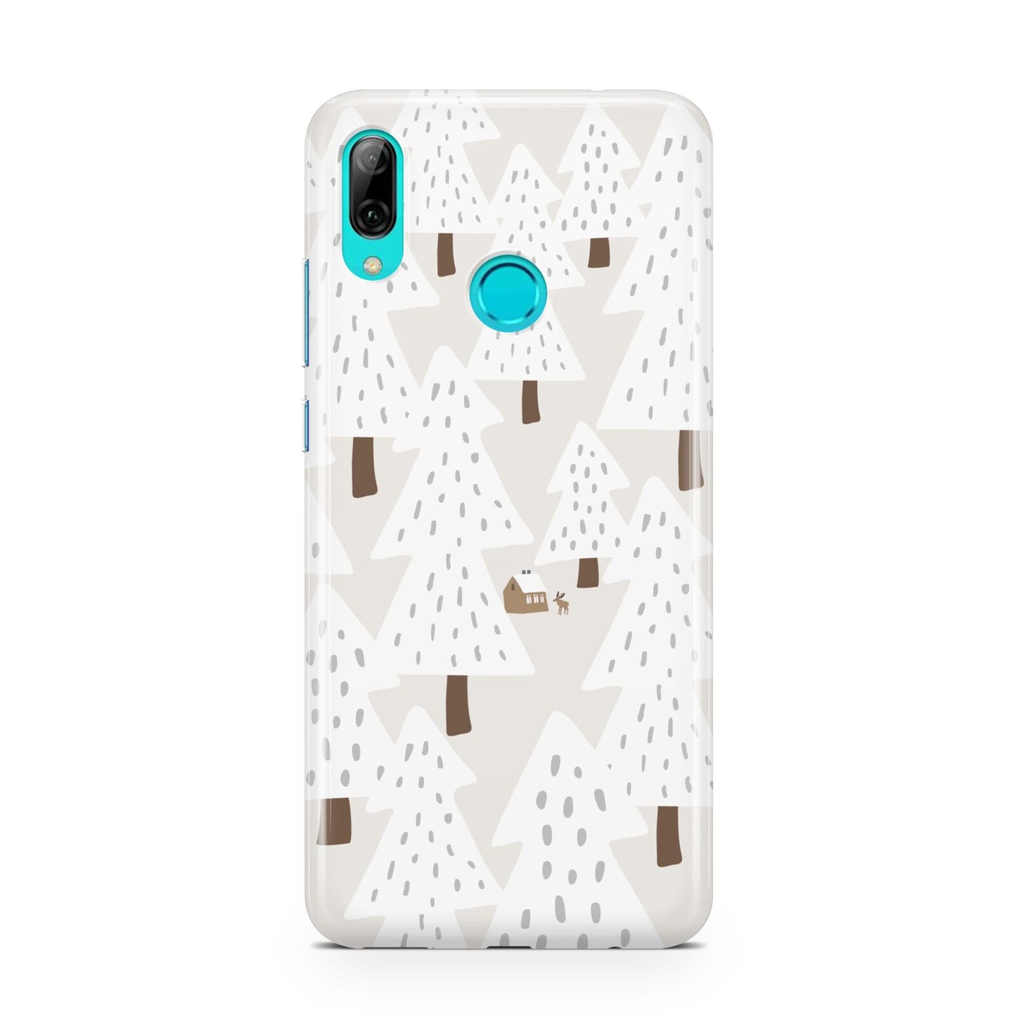 White Christmas Forest Huawei P Smart 2019 Case