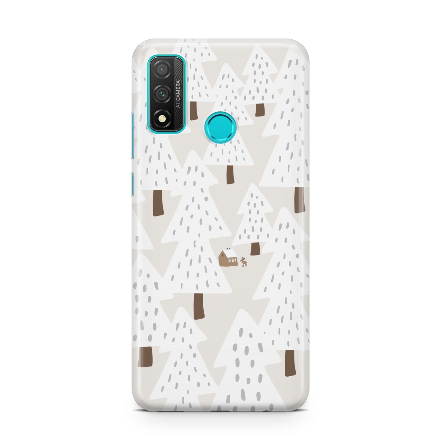 White Christmas Forest Huawei P Smart 2020