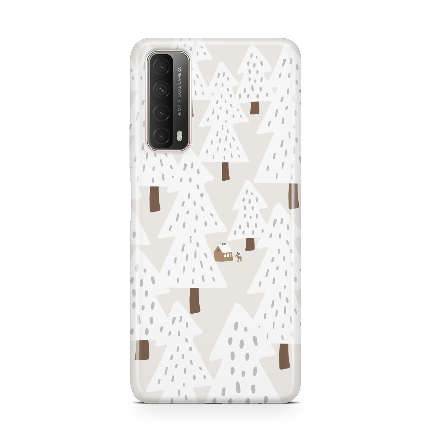 White Christmas Forest Huawei P Smart 2021