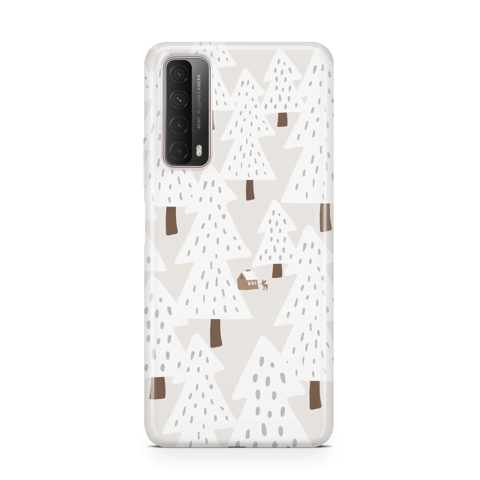 White Christmas Forest Huawei P Smart 2021