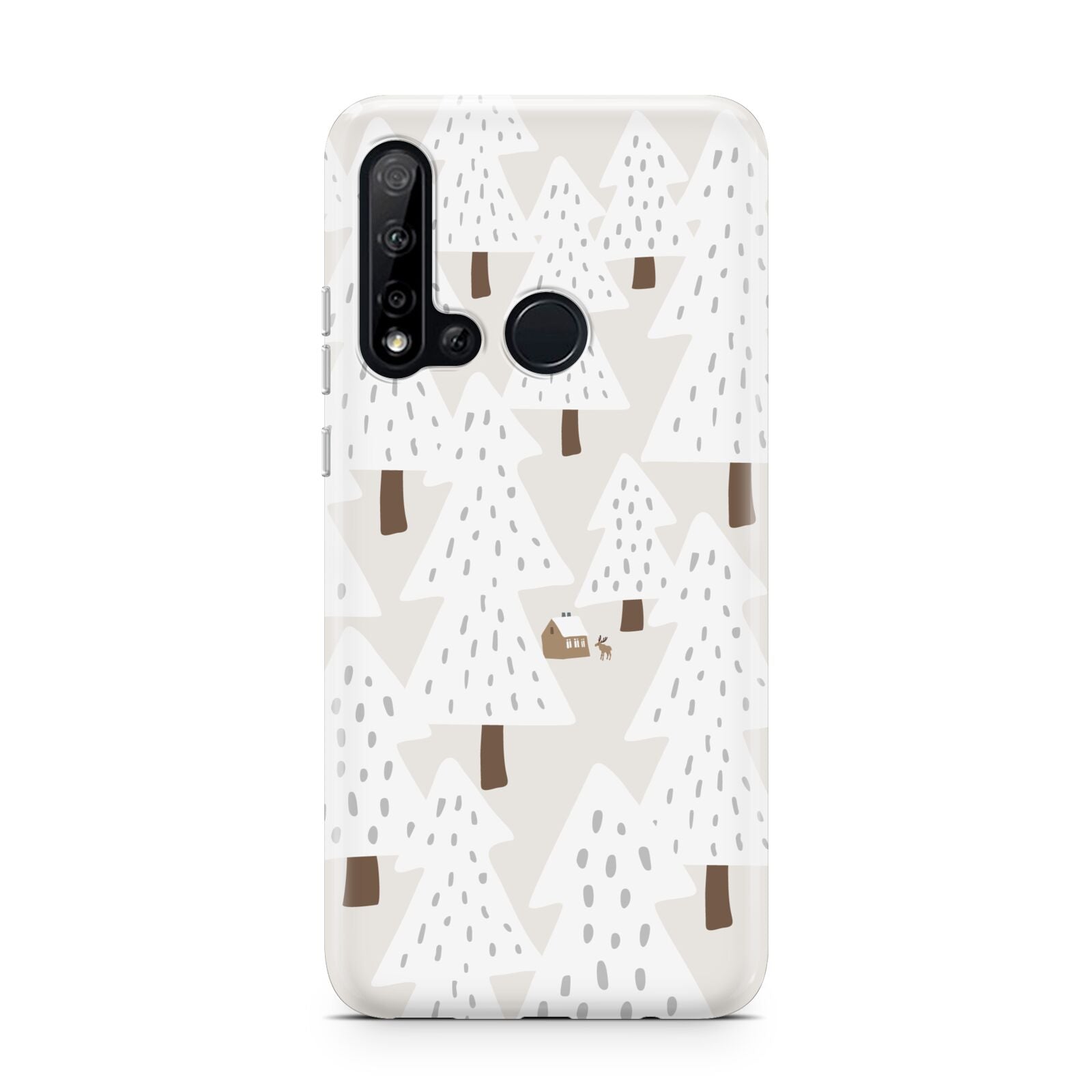 White Christmas Forest Huawei P20 Lite 5G Phone Case