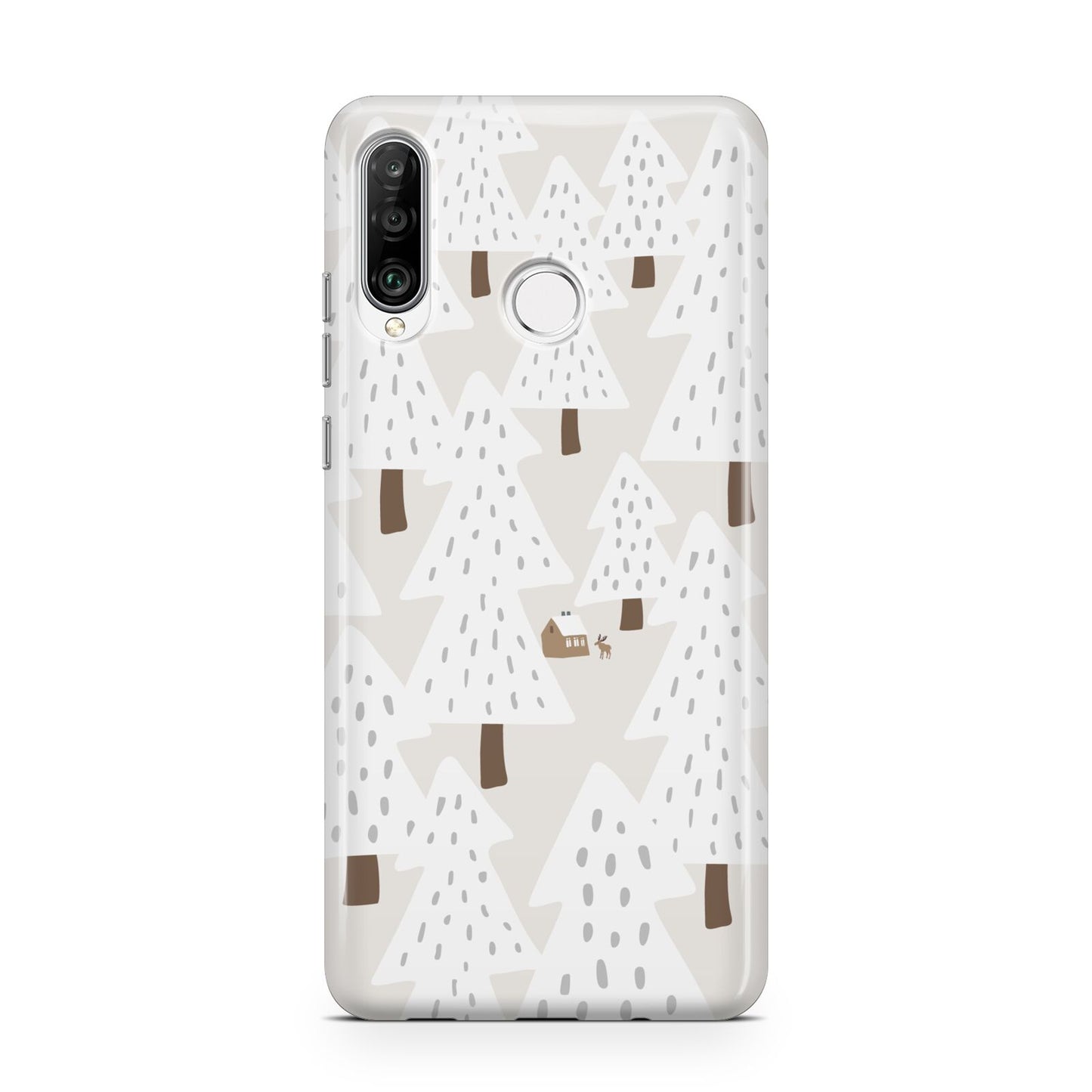 White Christmas Forest Huawei P30 Lite Phone Case