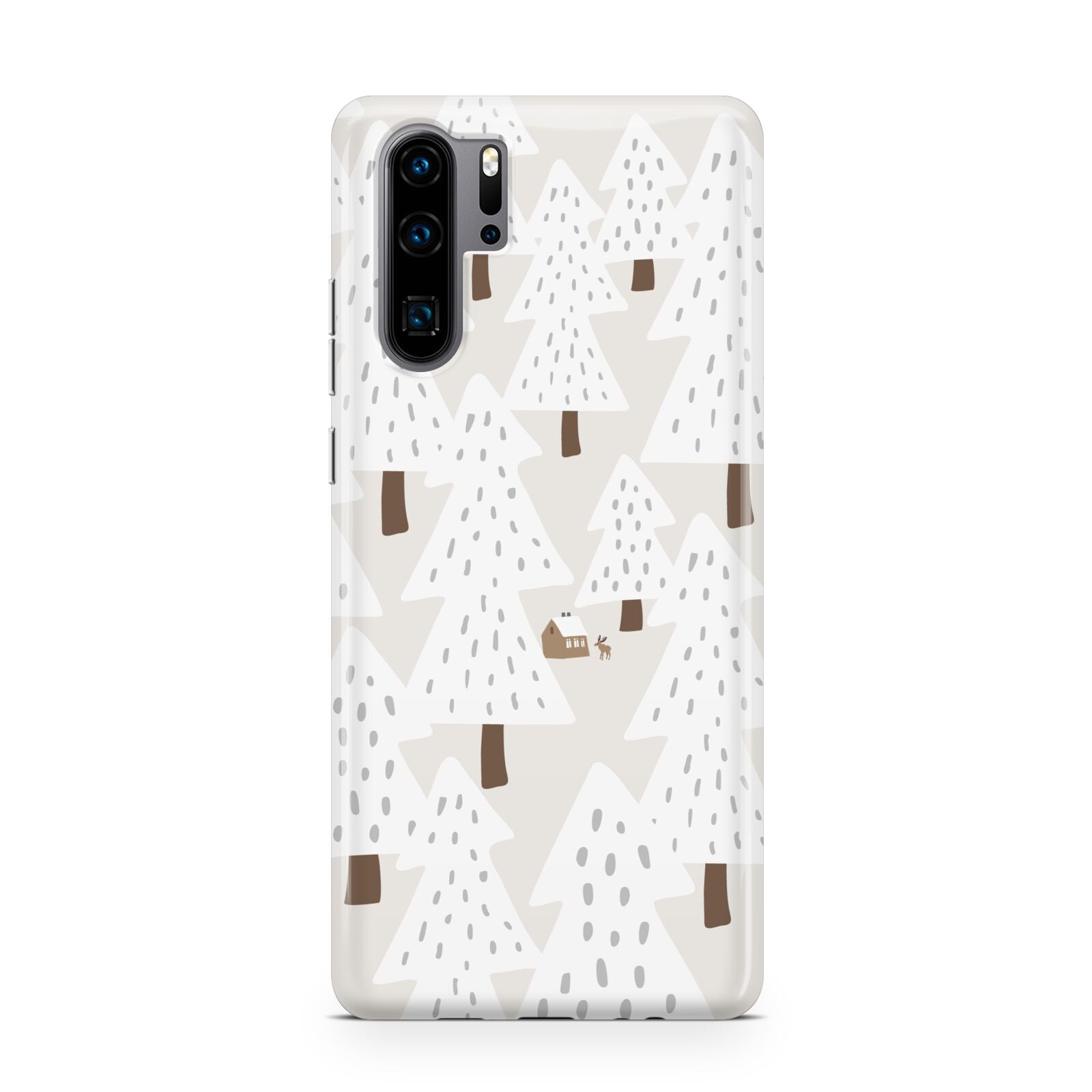 White Christmas Forest Huawei P30 Pro Phone Case
