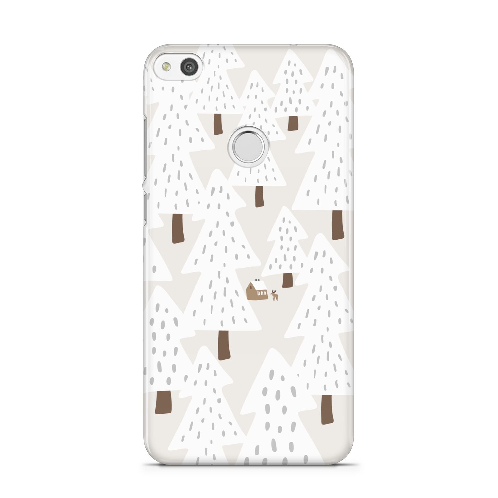 White Christmas Forest Huawei P8 Lite Case