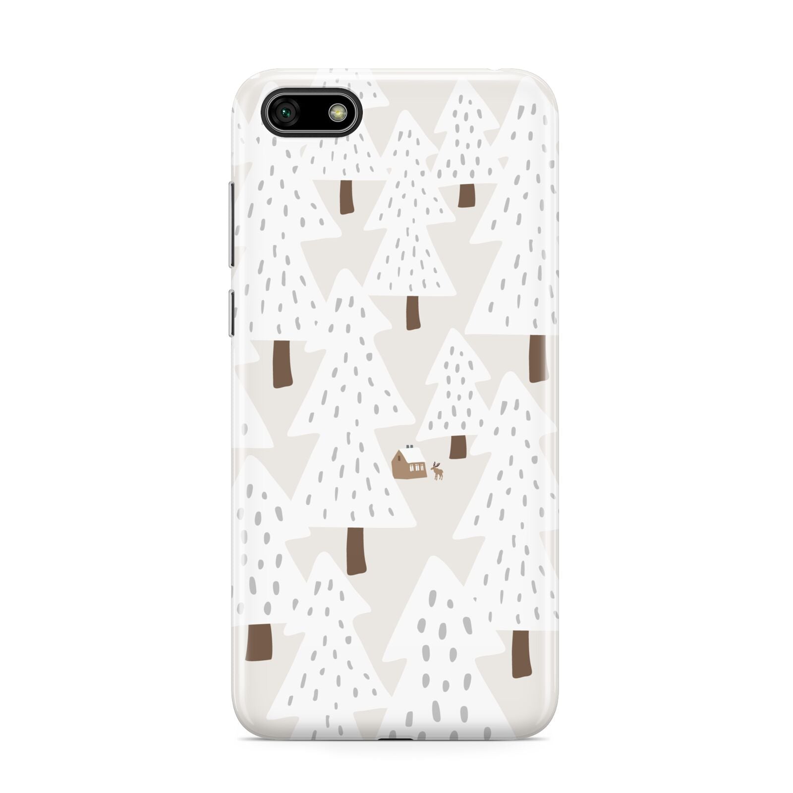 White Christmas Forest Huawei Y5 Prime 2018 Phone Case