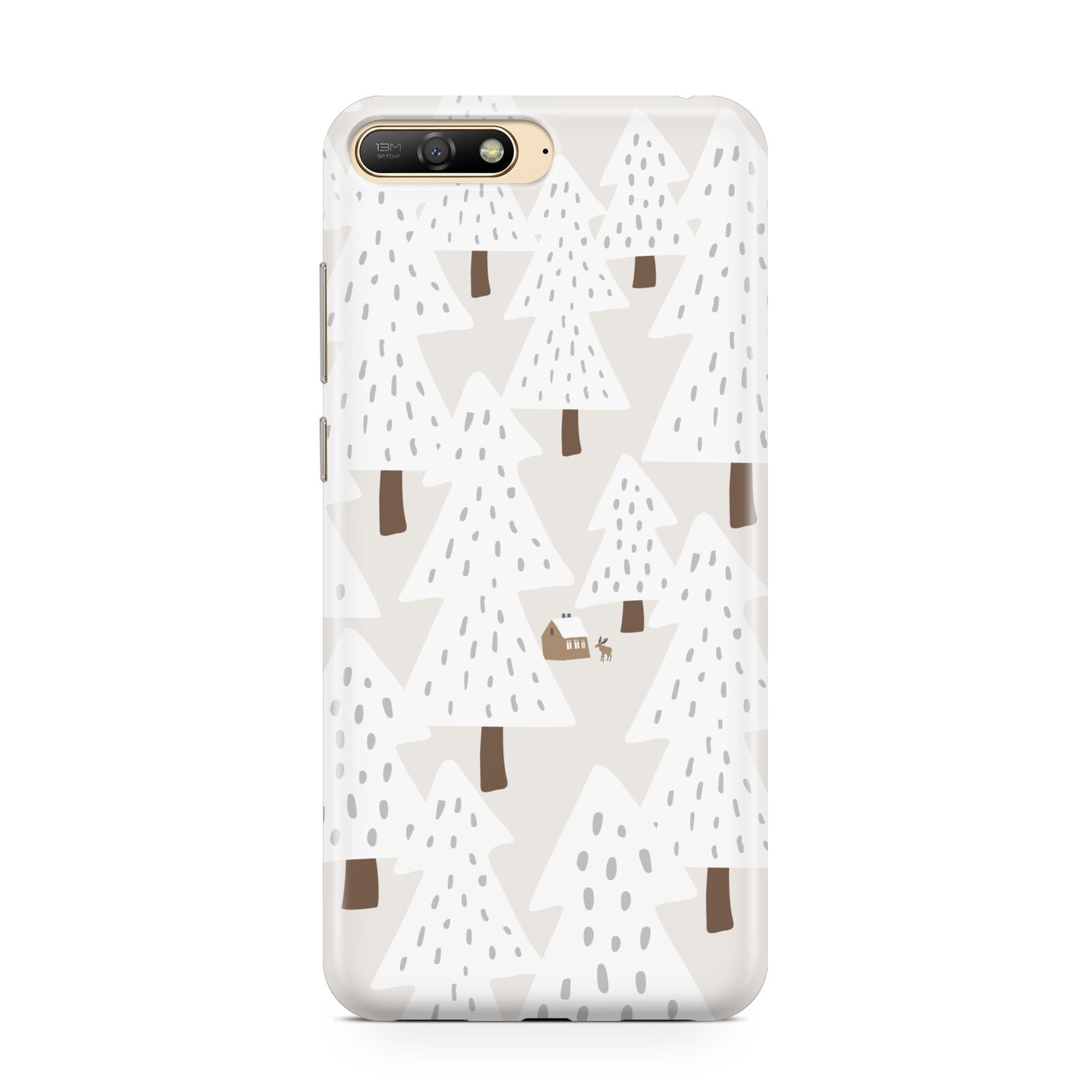 White Christmas Forest Huawei Y6 2018