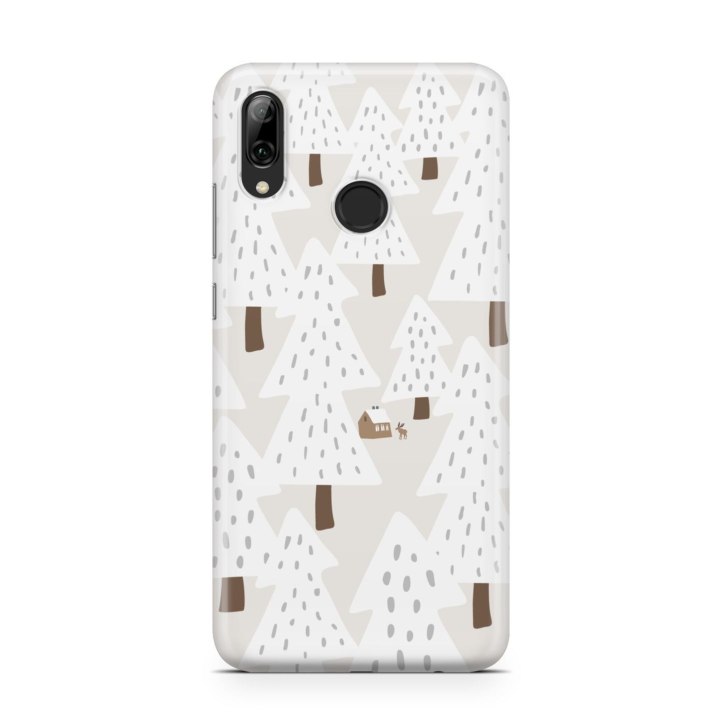 White Christmas Forest Huawei Y7 2019