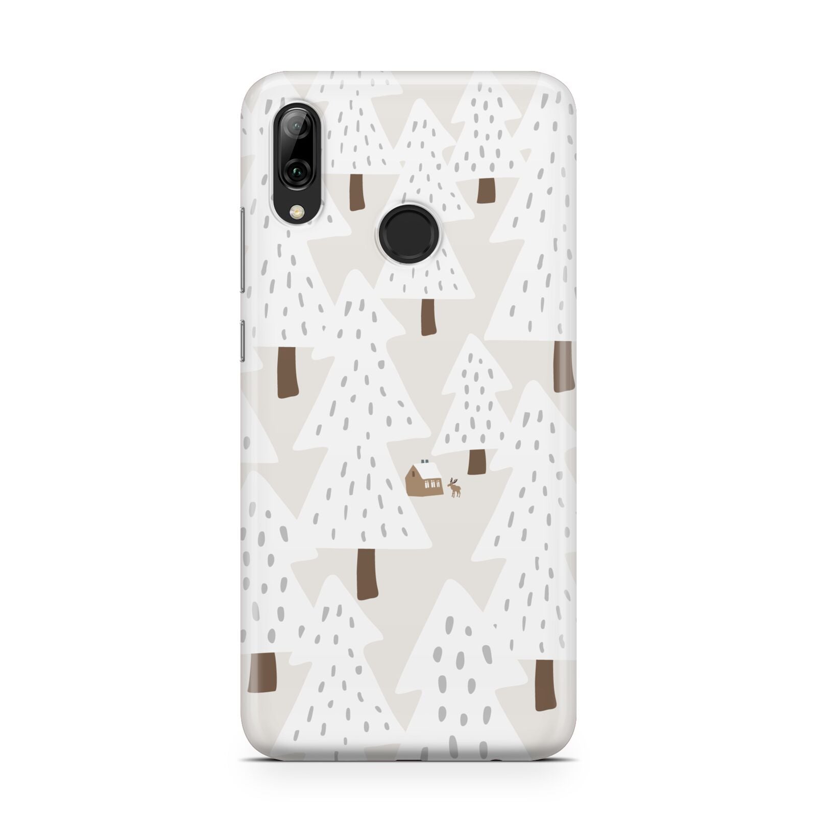 White Christmas Forest Huawei Y7 2019