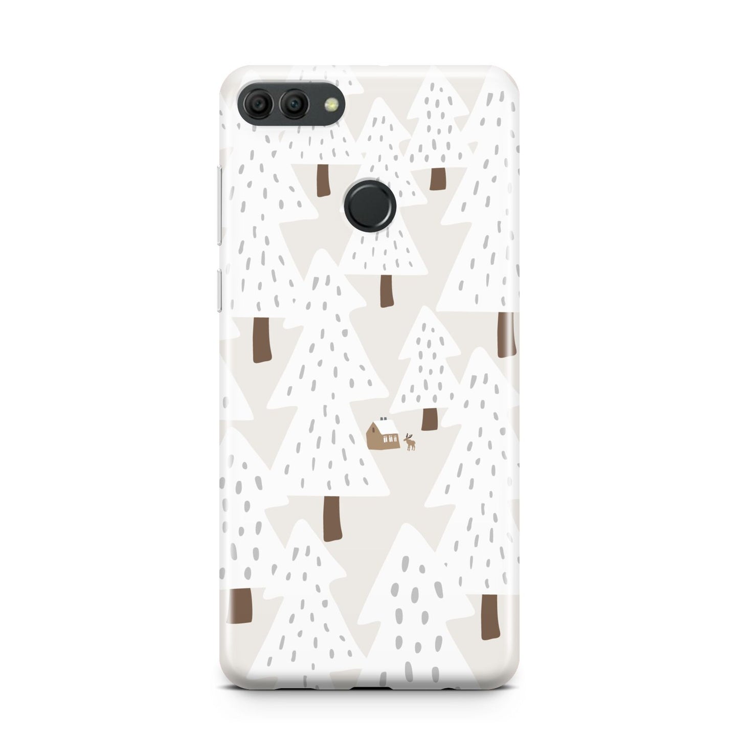 White Christmas Forest Huawei Y9 2018