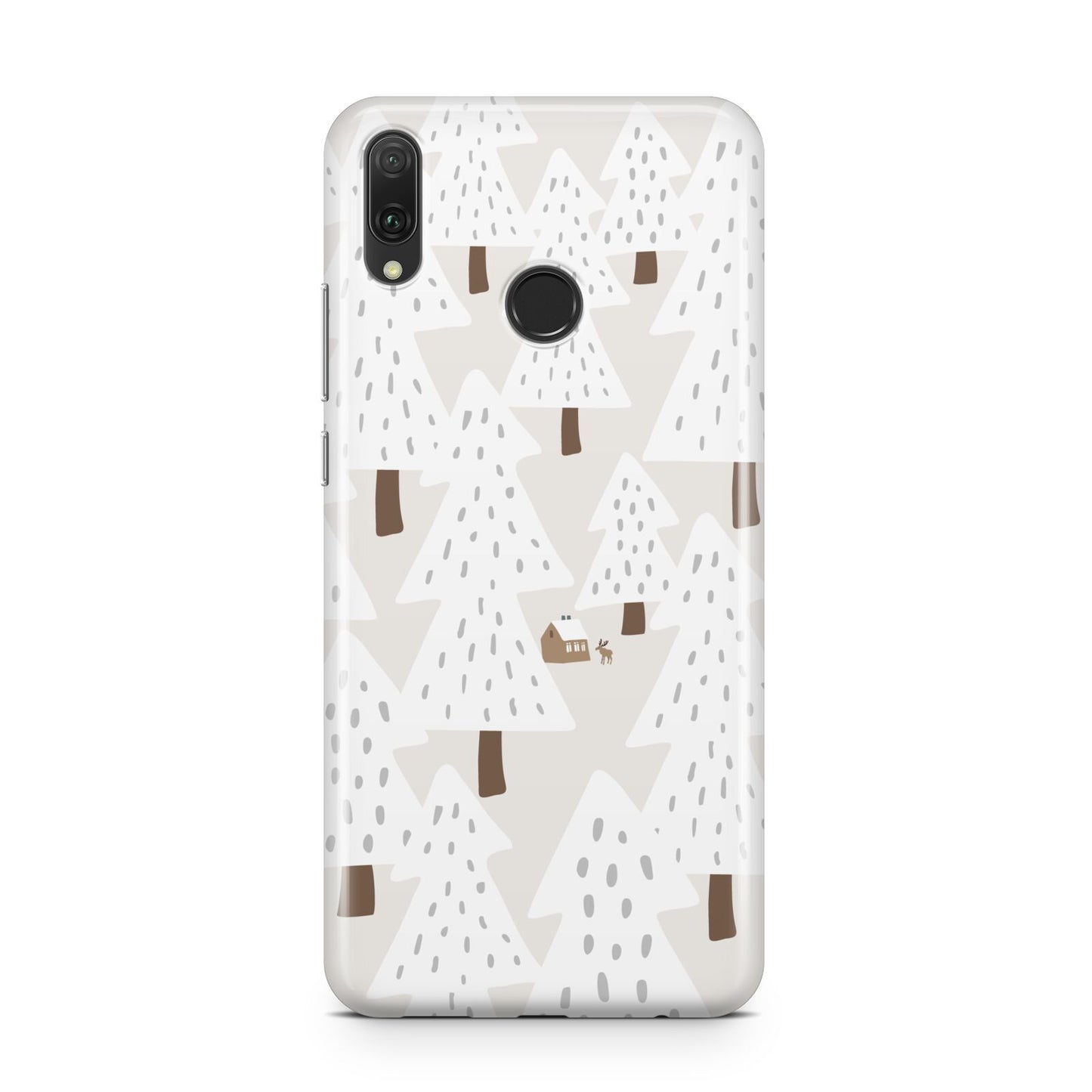 White Christmas Forest Huawei Y9 2019