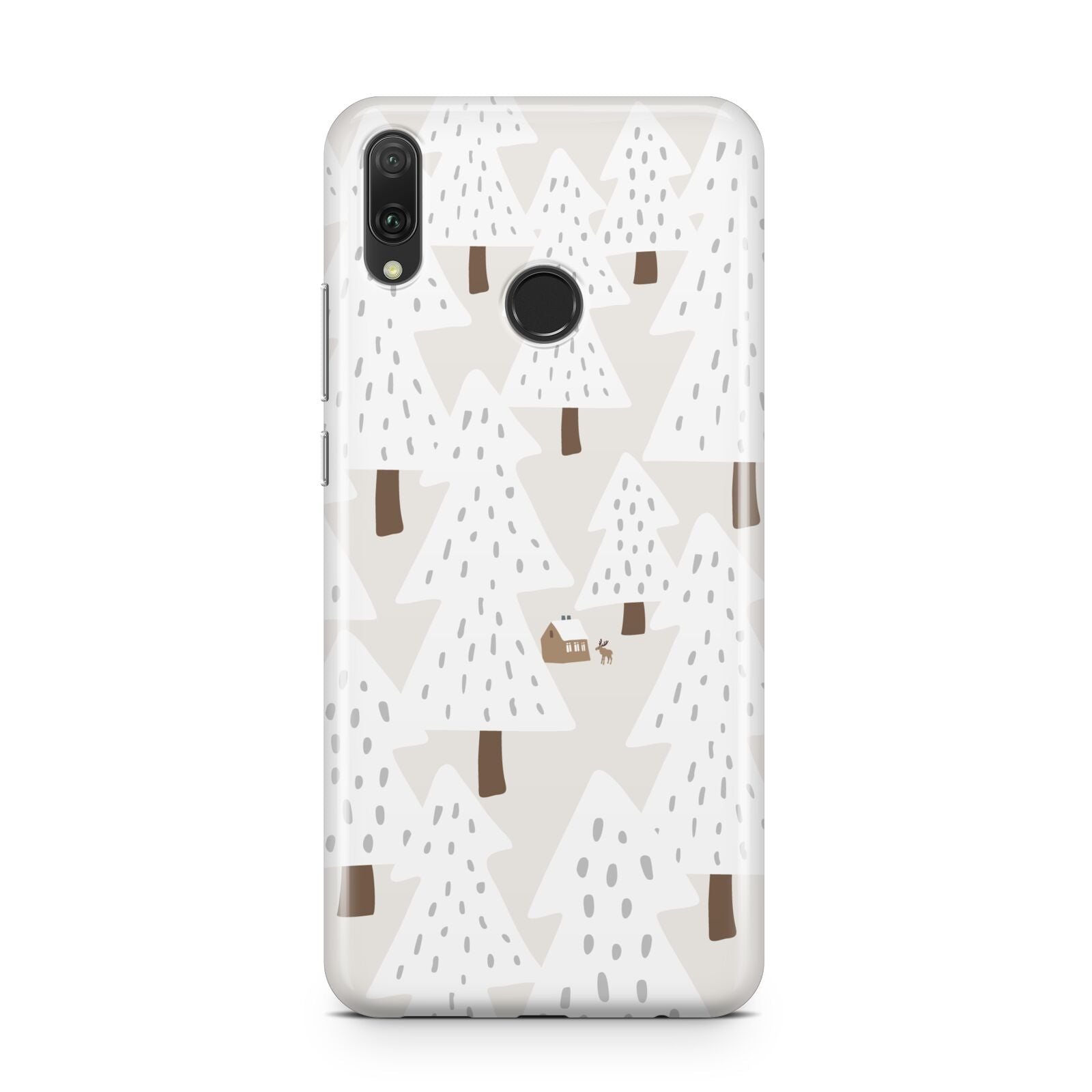 White Christmas Forest Huawei Y9 2019