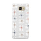 White Christmas Forest Samsung Galaxy A9 2016 Case on gold phone