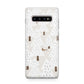 White Christmas Forest Samsung Galaxy S10 Plus Case