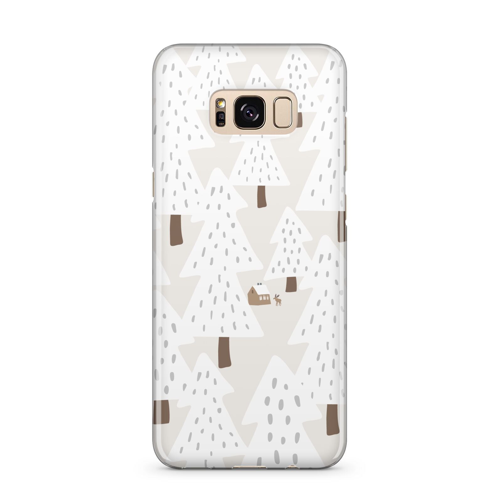 White Christmas Forest Samsung Galaxy S8 Plus Case