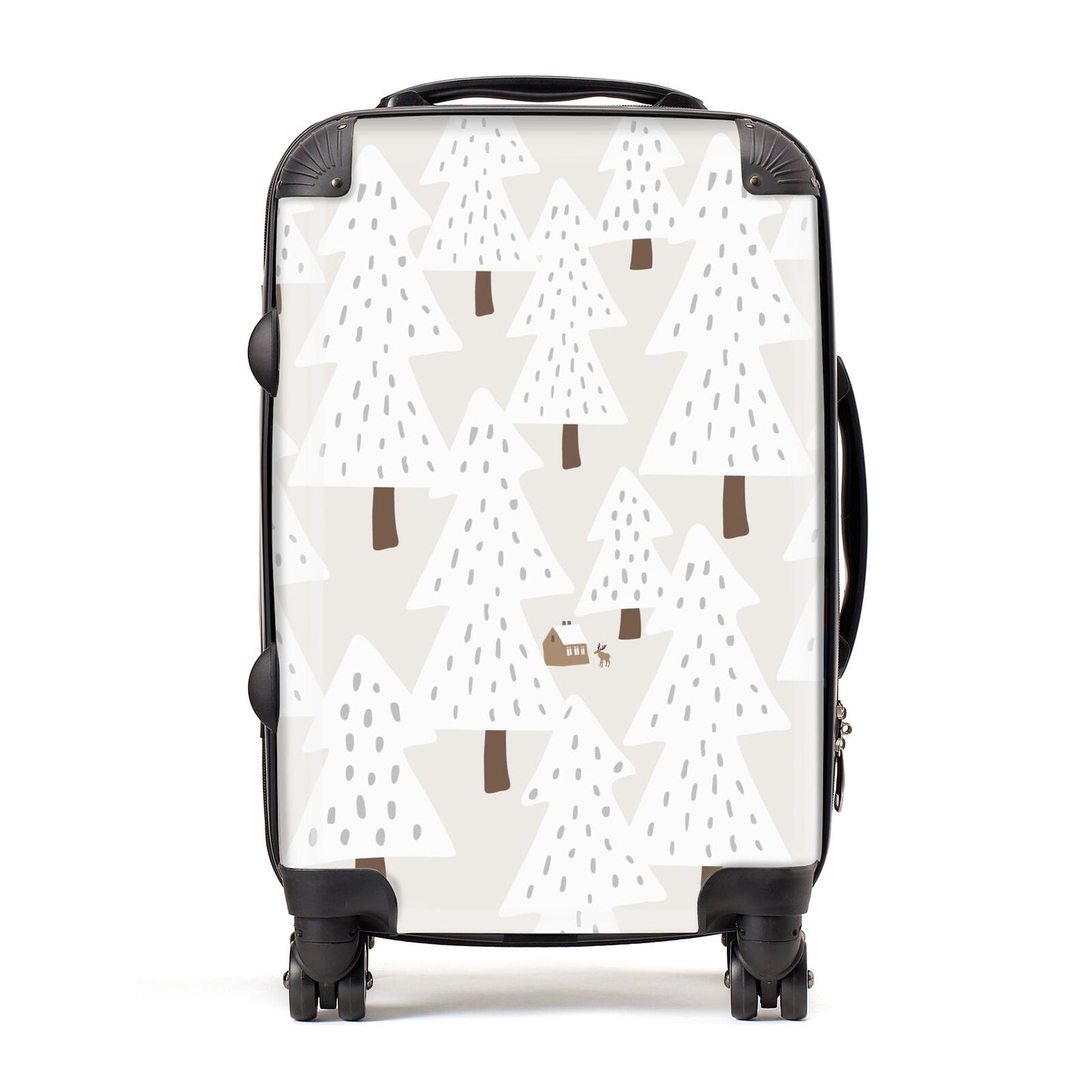 White Christmas Forest Suitcase