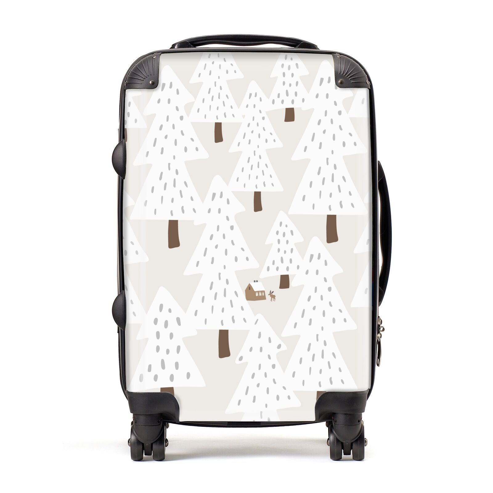 White Christmas Forest Suitcase