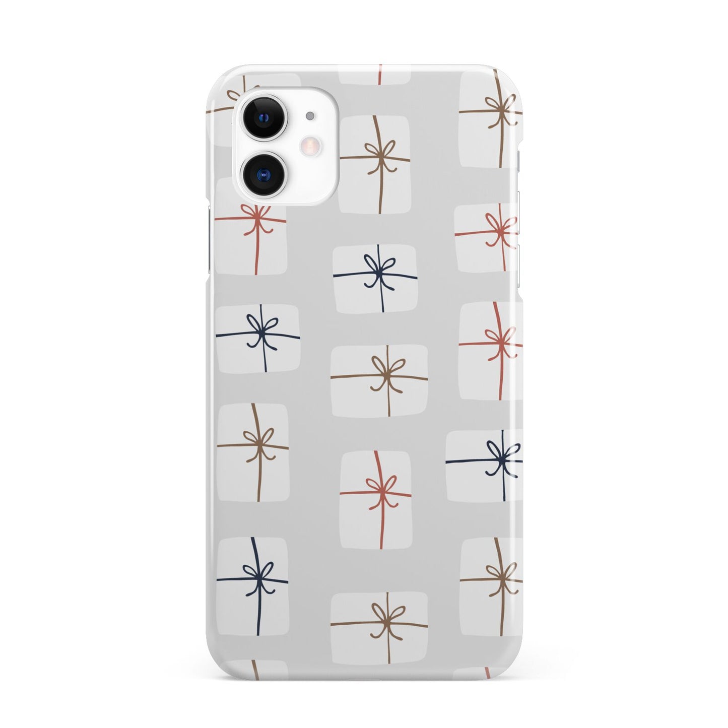 White Christmas Forest iPhone 11 3D Snap Case