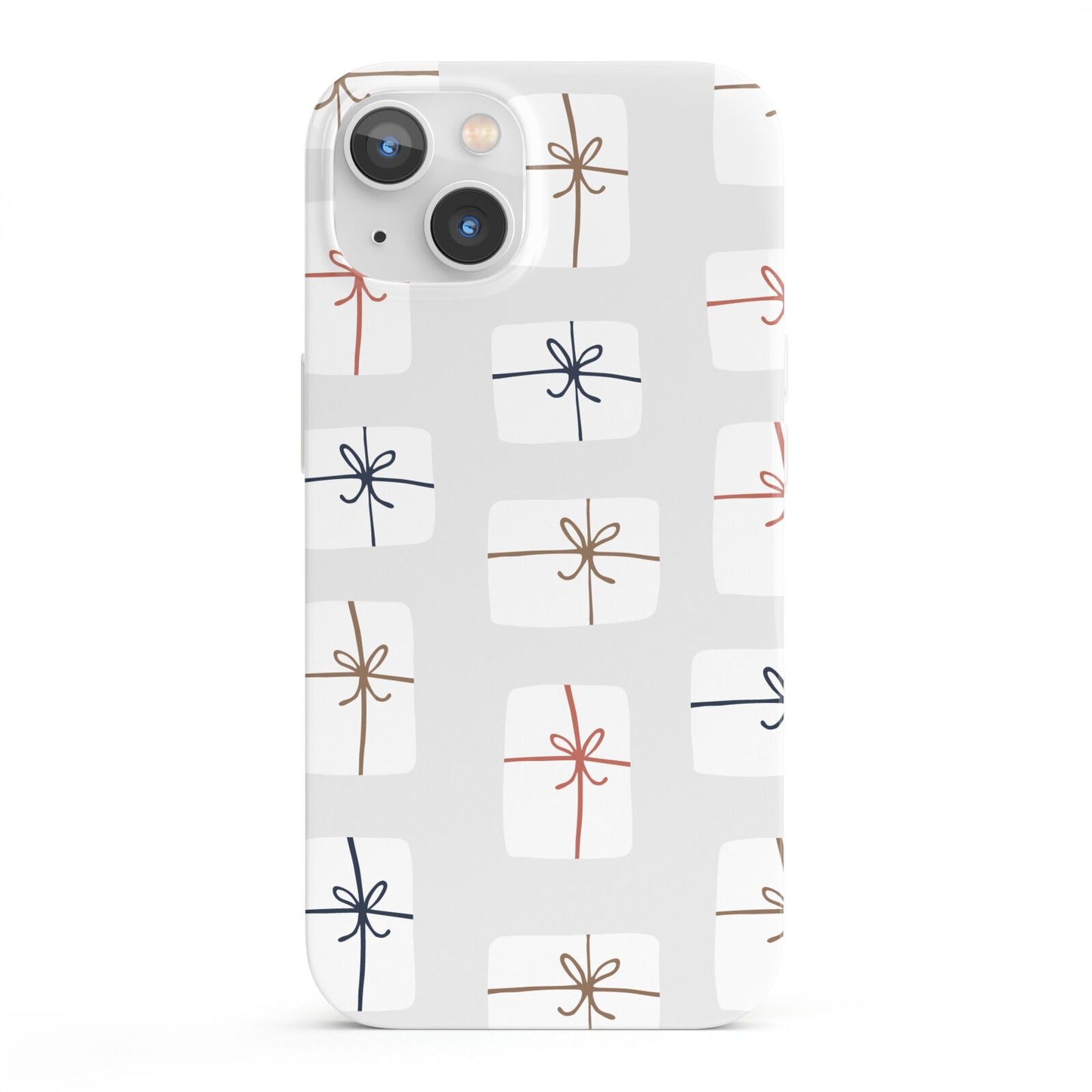 White Christmas Forest iPhone 13 Full Wrap 3D Snap Case