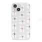 White Christmas Forest iPhone 13 Mini Clear Bumper Case