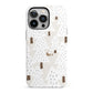 White Christmas Forest iPhone 13 Pro Full Wrap 3D Tough Case