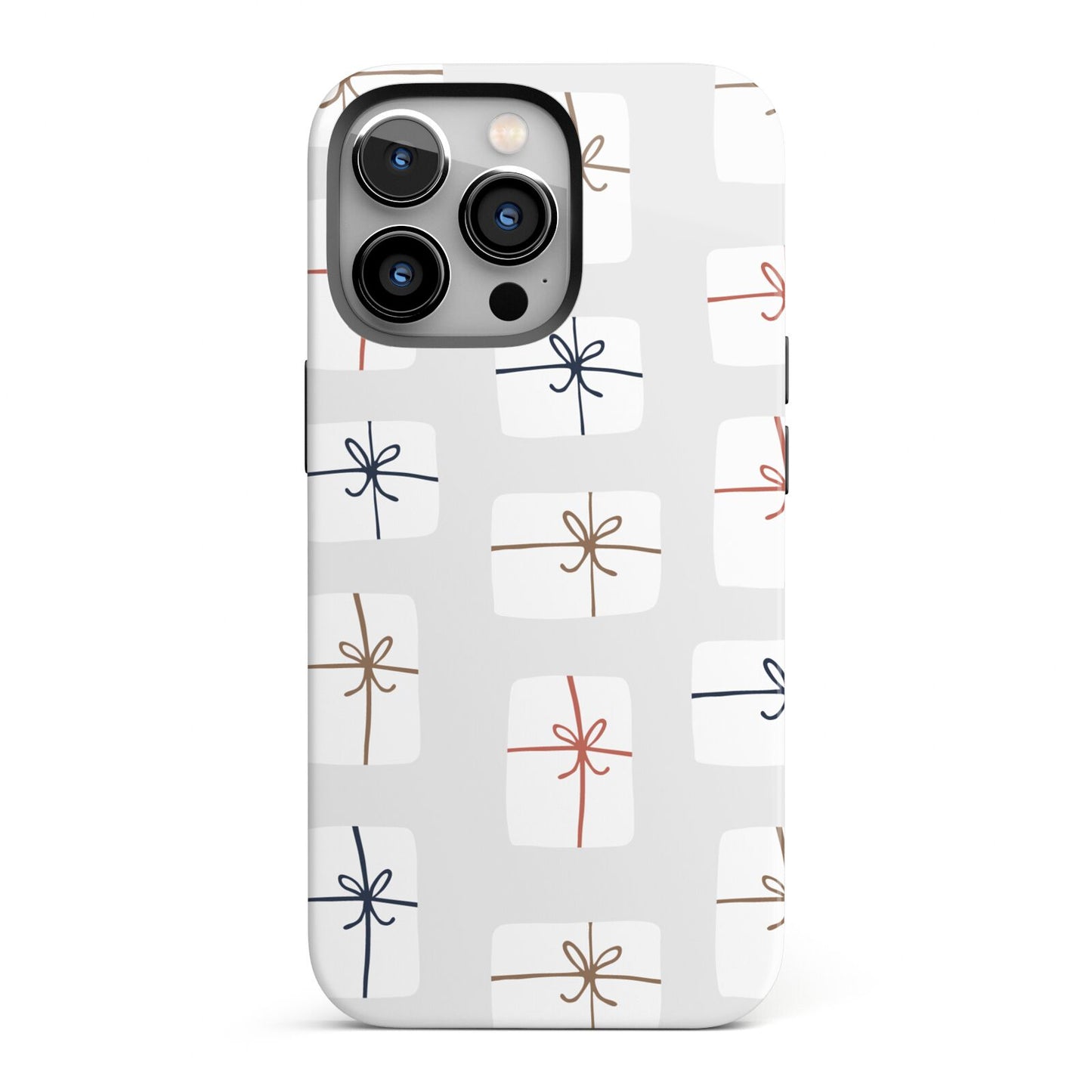 White Christmas Forest iPhone 13 Pro Full Wrap 3D Tough Case