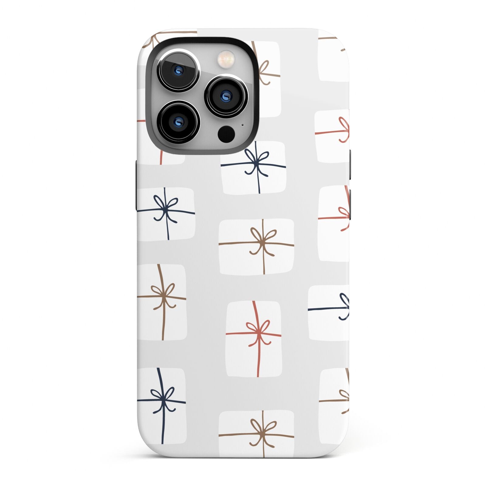White Christmas Forest iPhone 13 Pro Full Wrap 3D Tough Case