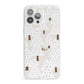 White Christmas Forest iPhone 13 Pro Max Clear Bumper Case