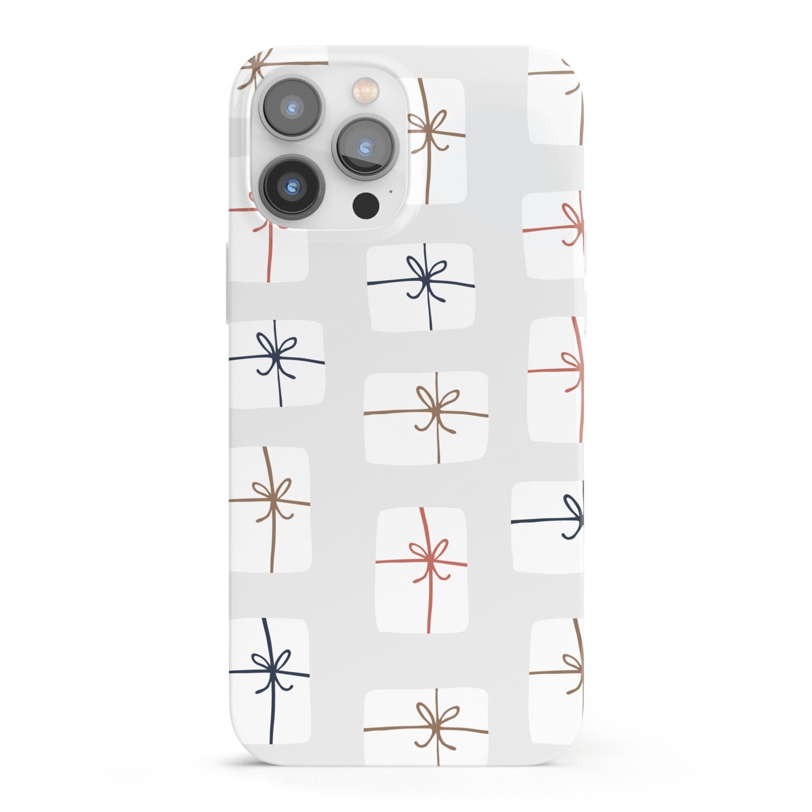 White Christmas Forest iPhone 13 Pro Max Full Wrap 3D Snap Case