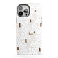 White Christmas Forest iPhone 13 Pro Max Full Wrap 3D Tough Case