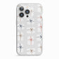 White Christmas Forest iPhone 13 Pro TPU Impact Case with White Edges
