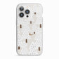 White Christmas Forest iPhone 13 Pro TPU Impact Case with White Edges