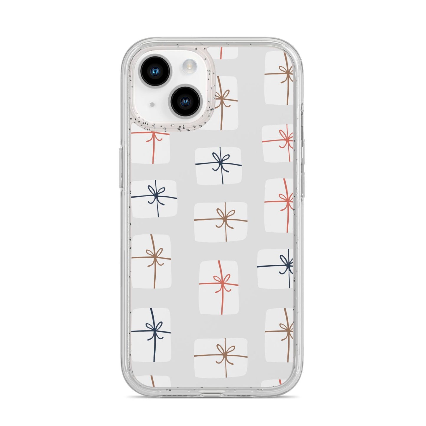 White Christmas Forest iPhone 14 Glitter Tough Case Starlight