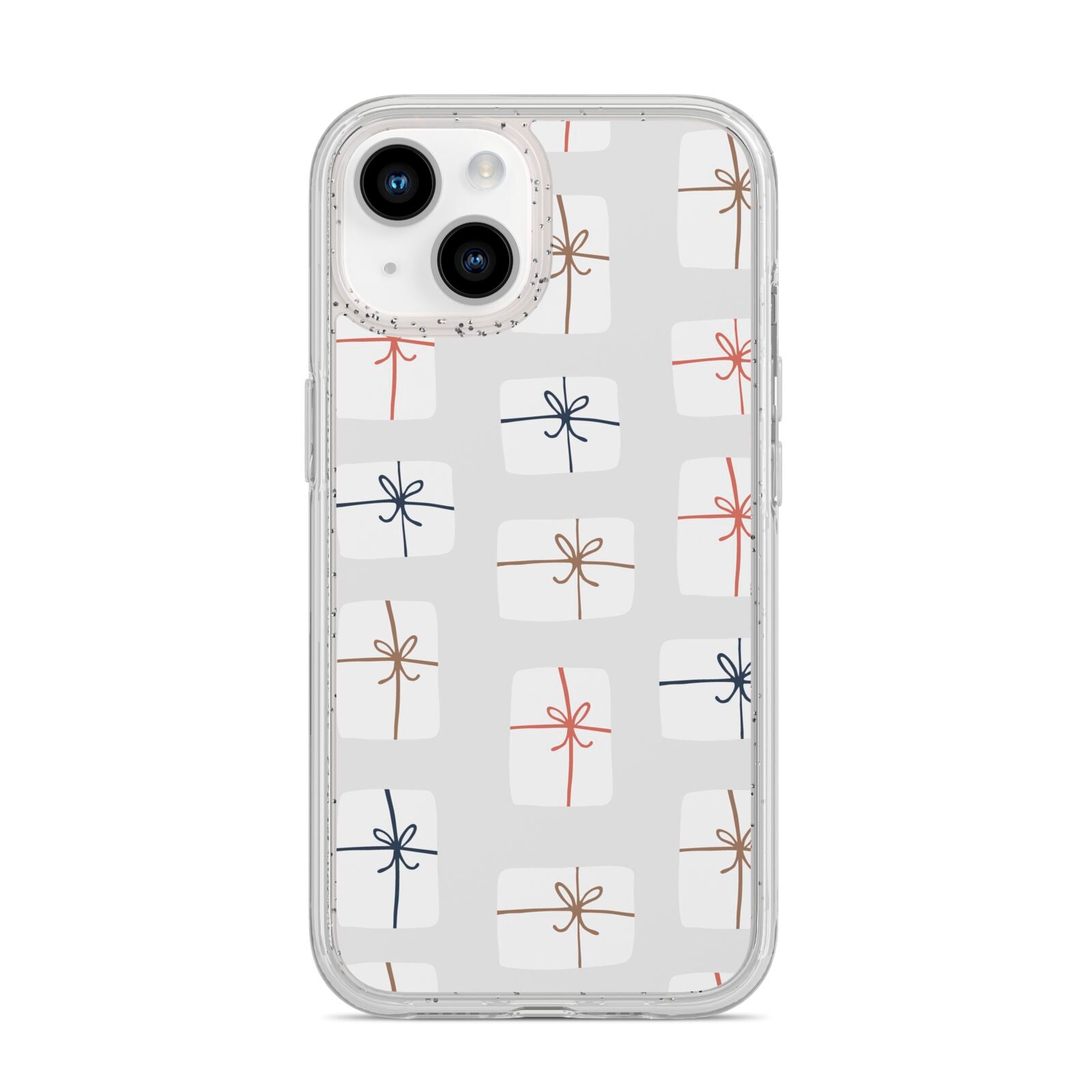 White Christmas Forest iPhone 14 Glitter Tough Case Starlight