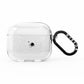 White Cobwebs with Transparent Background AirPods Clear Case 3rd Gen