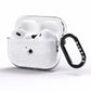 White Cobwebs with Transparent Background AirPods Pro Clear Case Side Image