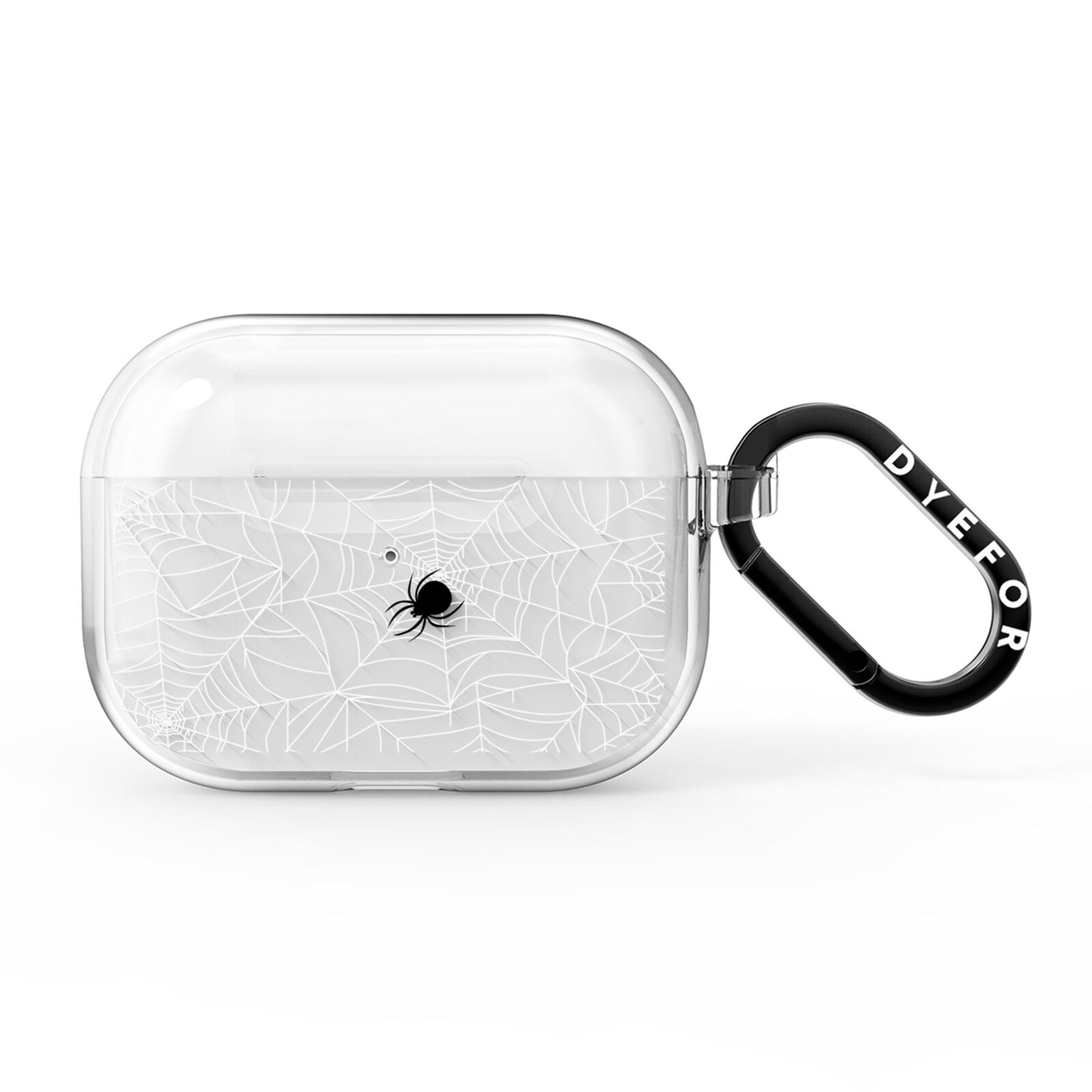 White Cobwebs with Transparent Background AirPods Pro Clear Case