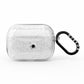 White Cobwebs with Transparent Background AirPods Pro Glitter Case