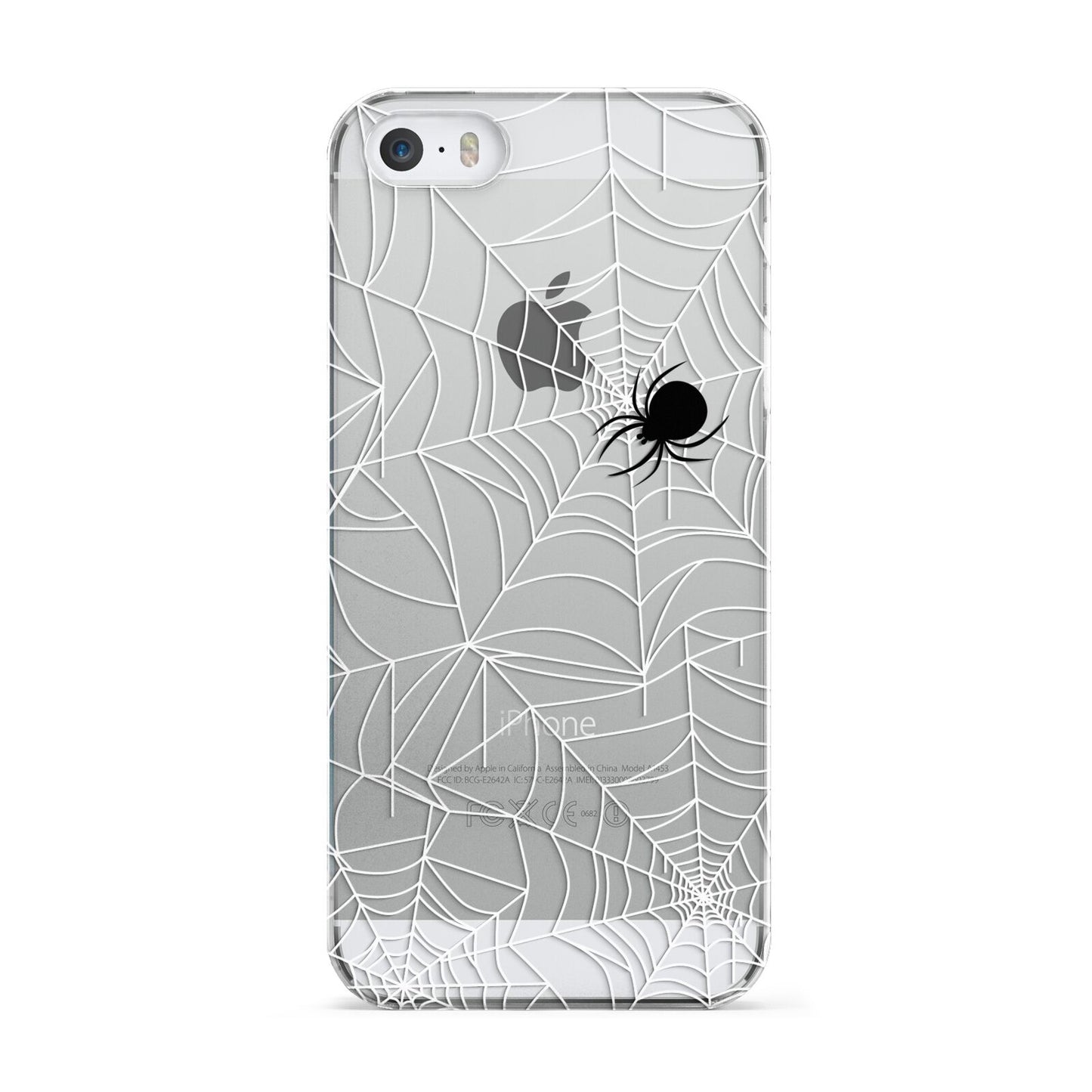 White Cobwebs with Transparent Background Apple iPhone 5 Case